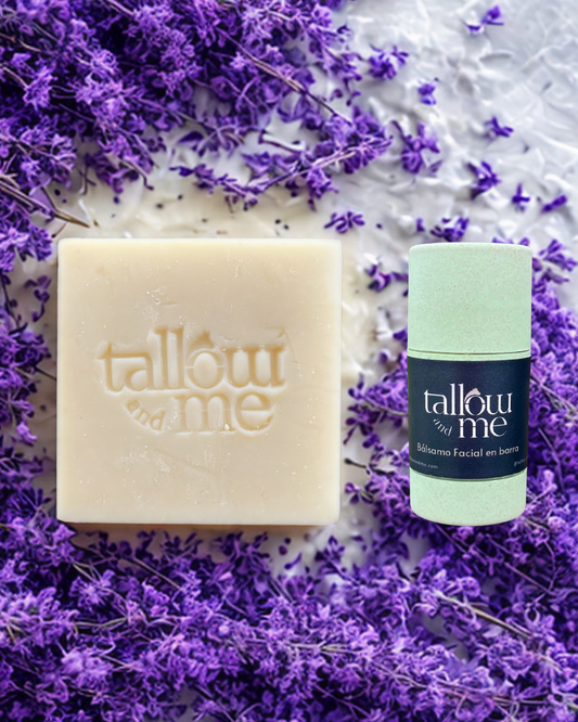 Pack Ritual Simple en Barra | Barra de Bálsamo Facial 30 ml + Jabón en Barra