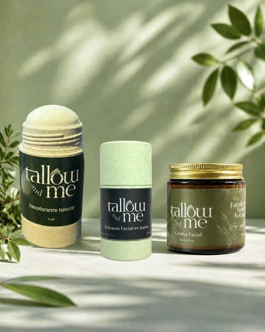 El Trío · Barra Bálsamo Facial + Family Body Butter + Desodorante
